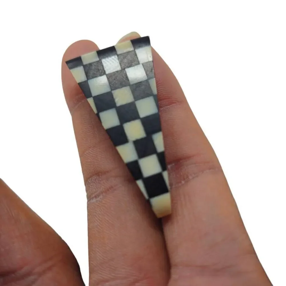 Vintage checkerboard triangle